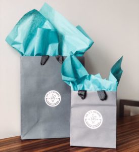 Dr. J. J. Wendel gift bags