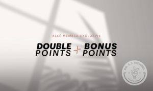 Alle member exclusive points deal August 2021