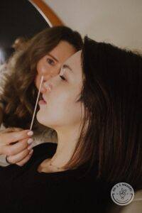 conducting facial balancing measurement